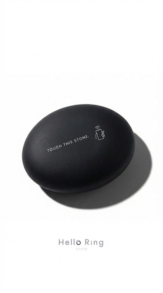 URL stone Black - HelloRing